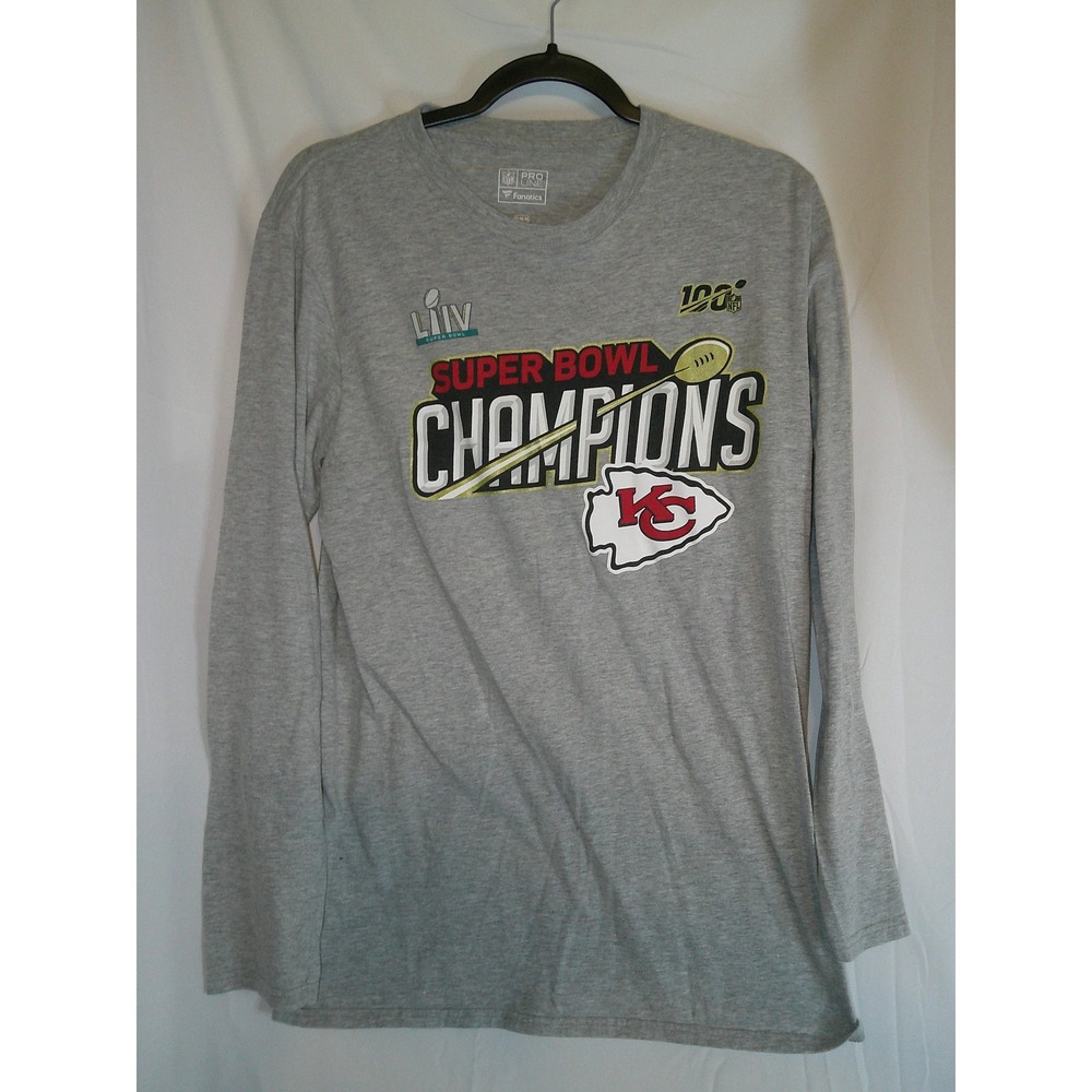 Kansas City Chiefs Super Bowl LIV‎ Champions Long Sleeve Shirt NFL